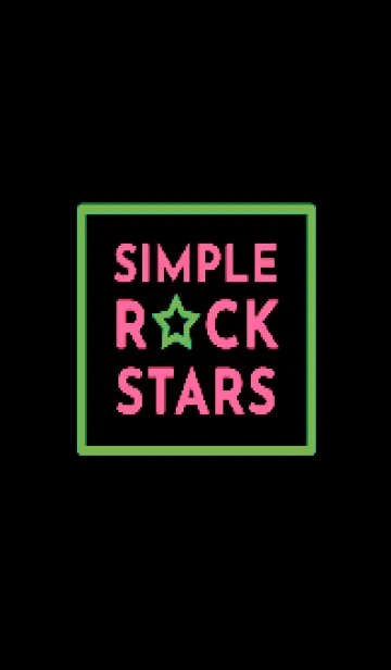 [LINE着せ替え] シンプル ロック スター 184の画像1