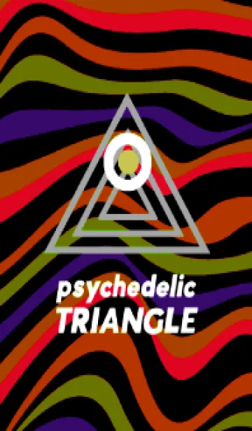 [LINE着せ替え] サイケデリック トライアングル 298の画像1