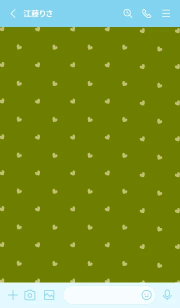 [LINE着せ替え] シンプル ミニ ハート 5の画像2