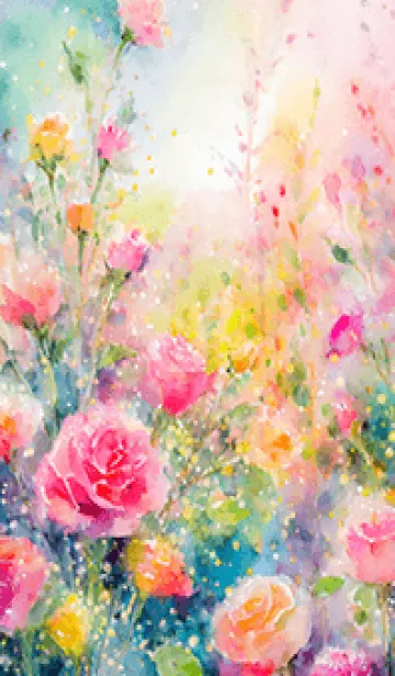 [LINE着せ替え] 薔薇(バラ)の花の着せかえ(R897)の画像1