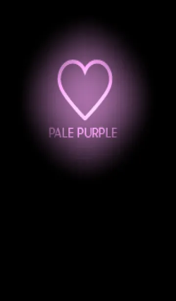 [LINE着せ替え] Pale Purple Neon Theme V5 (JP)の画像1