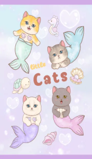 cutest Cat mermaid 8の着せ替えメイン画像