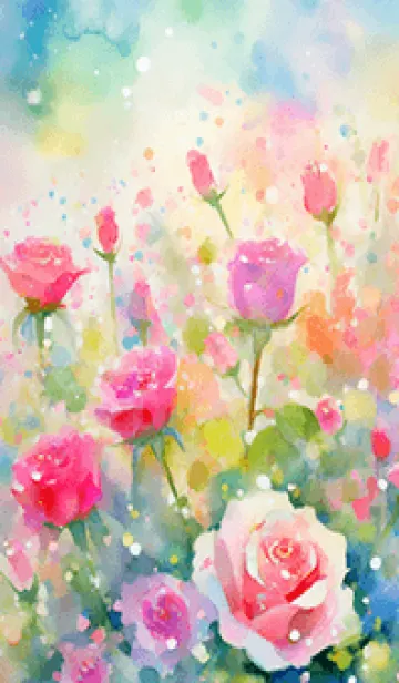 [LINE着せ替え] 薔薇(バラ)の花の着せかえ(R908)の画像1