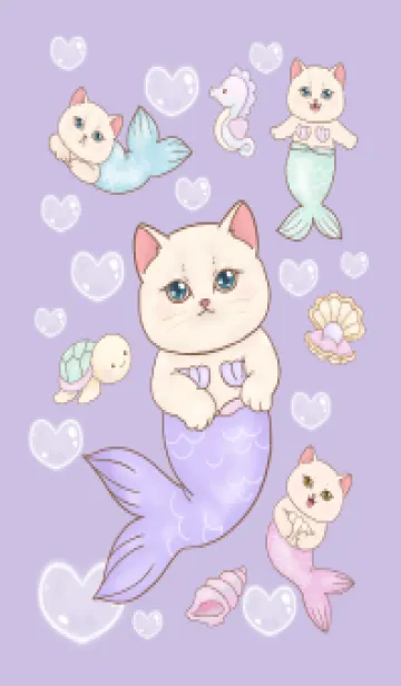 cutest Cat mermaid 31の着せ替えメイン画像