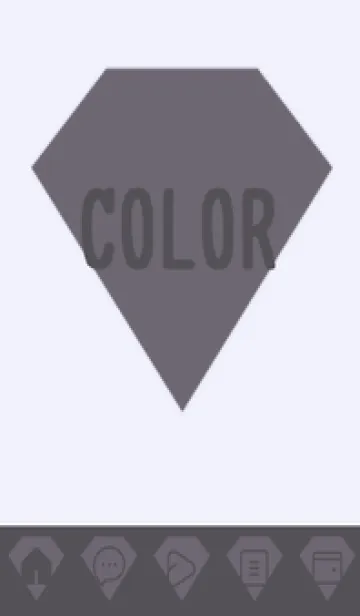 [LINE着せ替え] purple color Z44の画像1