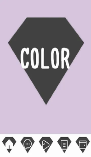 [LINE着せ替え] purple color Z45の画像1