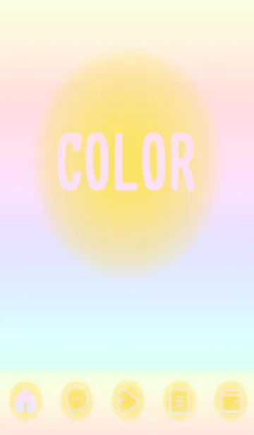 [LINE着せ替え] brown color rainbow D10の画像1