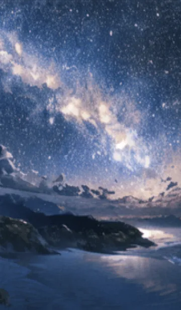銀河の冬空 #ME023。の着せ替えメイン画像