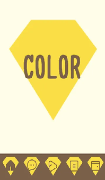 [LINE着せ替え] yellow color Z42の画像1