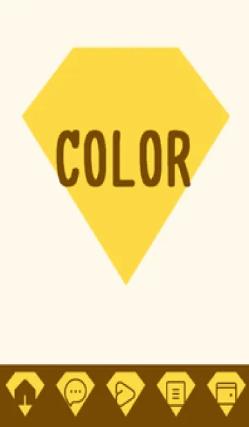 [LINE着せ替え] yellow color Z44の画像1