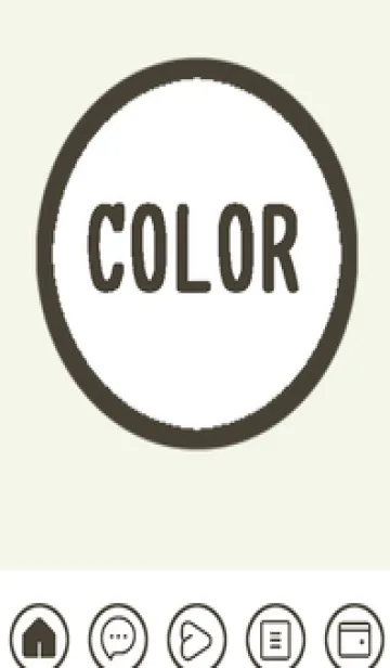 [LINE着せ替え] green color A93の画像1