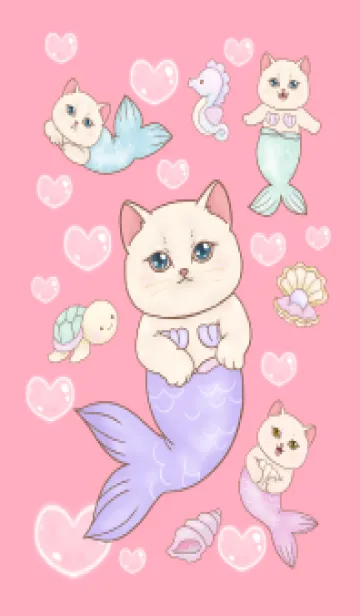 cutest Cat mermaid 34の着せ替えメイン画像