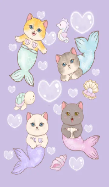 cutest Cat mermaid 41の着せ替えメイン画像