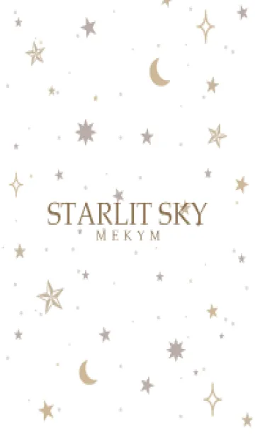 [LINE着せ替え] SIMPLE STARLIT SKY - MEKYM 24の画像1