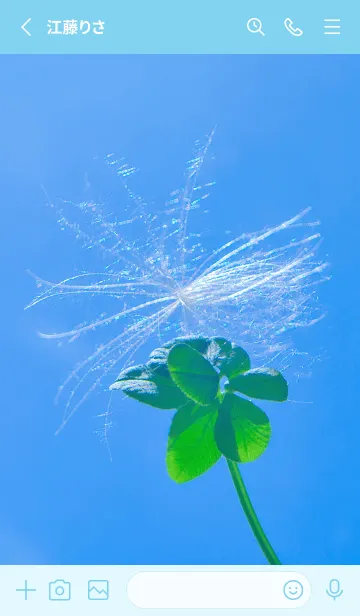 [LINE着せ替え] ケサランパサラン&七つ葉クローバー #5-24の画像2