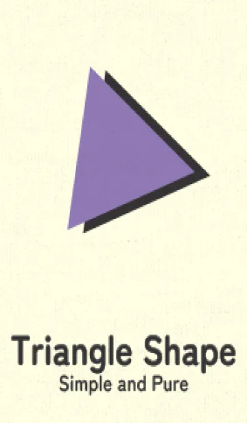 [LINE着せ替え] 三角型の着せかえ ヘリオトロープの画像1