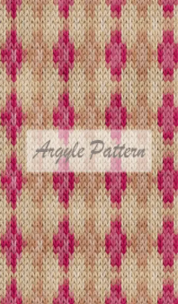 [LINE着せ替え] argyle pattern embroidery 52の画像1