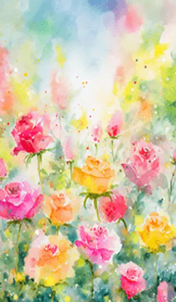 [LINE着せ替え] 薔薇(バラ)の花の着せかえ(R913)の画像1