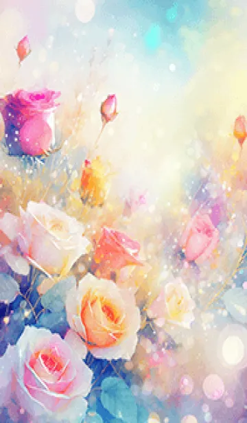 [LINE着せ替え] 薔薇(バラ)の花の着せかえ(R914)の画像1