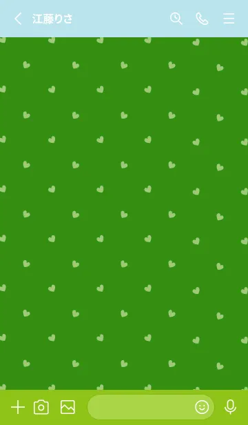 [LINE着せ替え] シンプル ミニ ハート 6の画像2