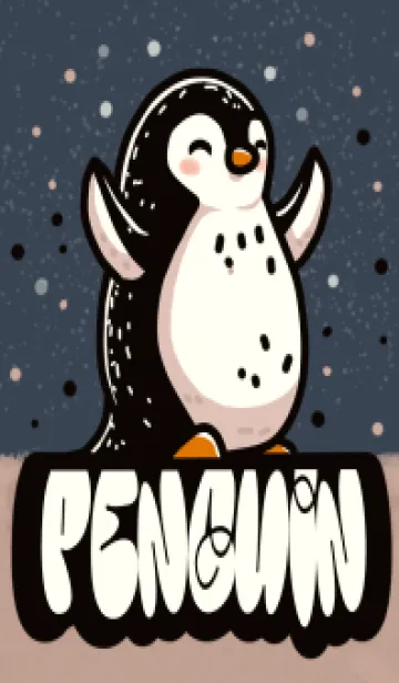[LINE着せ替え] 動物百科: ペンギンの画像1