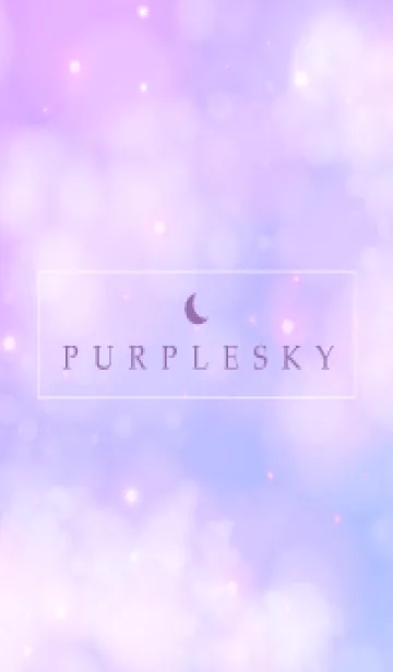 [LINE着せ替え] Cloud Purple Sky-MEKYM 21の画像1