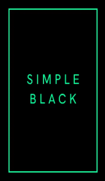 [LINE着せ替え] シンプル ブラック .128の画像1