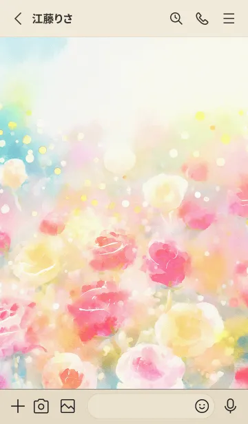 [LINE着せ替え] 薔薇(バラ)の花の着せかえ(R925)の画像2