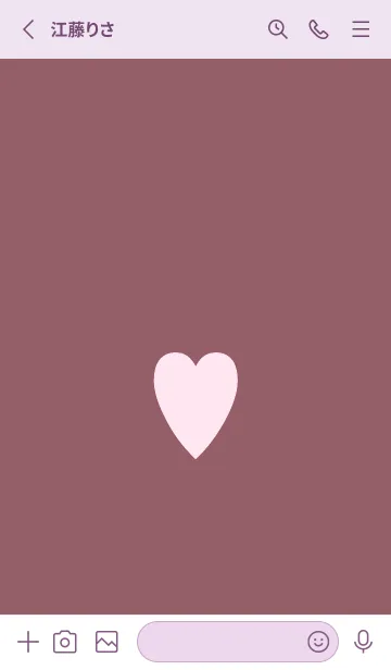 [LINE着せ替え] シンプル ハート 96の画像2