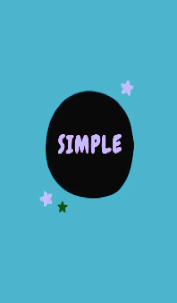 [LINE着せ替え] シンプル カラー スター 164の画像1