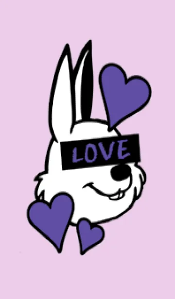 [LINE着せ替え] ラブ ラビット 103の画像1