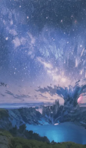 [LINE着せ替え] 銀河の冬空 #MF318。の画像1