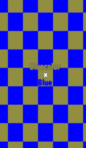 [LINE着せ替え] 鶯色■ブルー.TKCの画像1