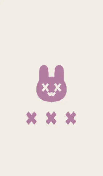 [LINE着せ替え] 地雷うさぎ(dusty color6-09)の画像1