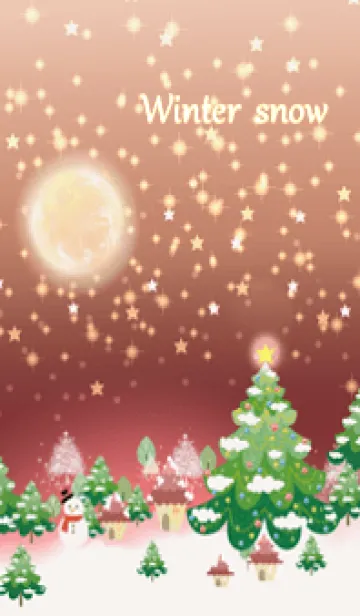 [LINE着せ替え] 北欧のクリスマスの景色・10の画像1