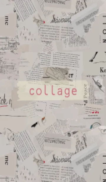 [LINE着せ替え] collage art 32の画像1