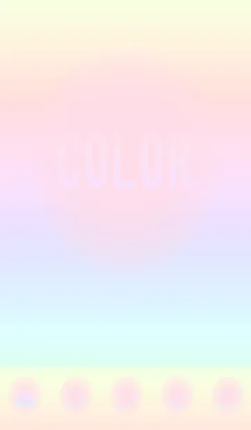 [LINE着せ替え] pink color rainbow D06の画像1