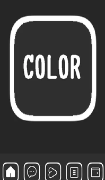 [LINE着せ替え] bw color B47の画像1