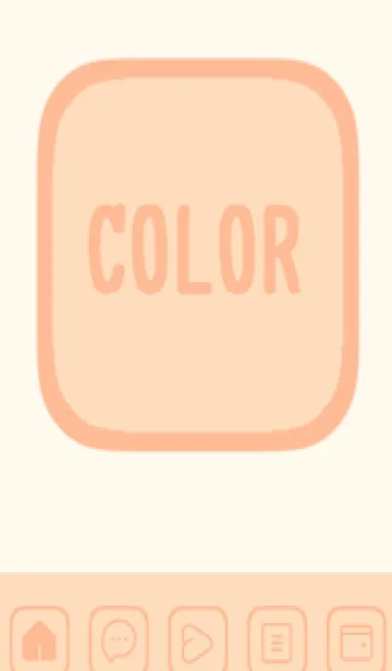 [LINE着せ替え] beige color B49の画像1