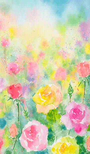 [LINE着せ替え] 薔薇(バラ)の花の着せかえ(R932)の画像1