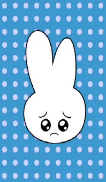 [LINE着せ替え] ぴえん うさぎ 142の画像1