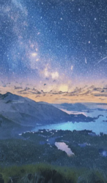 [LINE着せ替え] 銀河の冬空 #MF36。の画像1