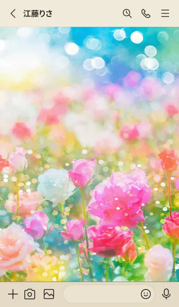 [LINE着せ替え] 薔薇(バラ)の花の着せかえ(R942)の画像2