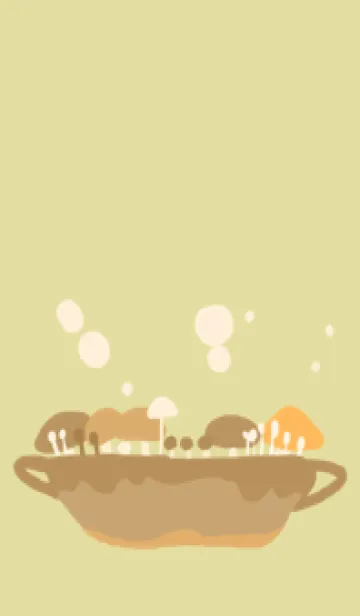 [LINE着せ替え] きのこ鍋の画像1