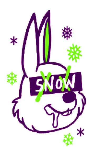 [LINE着せ替え] スノーラビット -22の画像1