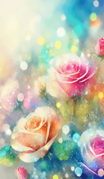 [LINE着せ替え] 薔薇(バラ)の花の着せかえ(R949)の画像1