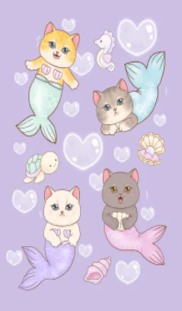 cutest Cat mermaid 71の着せ替えメイン画像