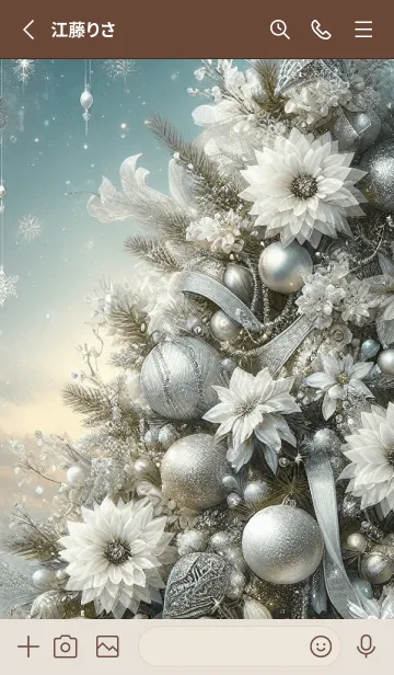 [LINE着せ替え] CHRISTMAS TREE-hisatotoの画像2