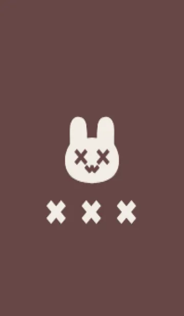 [LINE着せ替え] 地雷うさぎ(dusty color7-01)の画像1