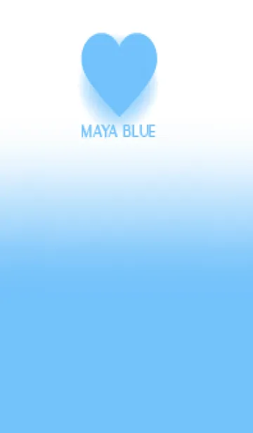 [LINE着せ替え] Maya Blue & White Theme V.5 (JP)の画像1